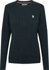 USPA O Neck Knit Beth Women - Dark Sapphire